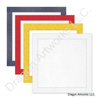Chinese Blank Paper Painting 10x10 Inch Frame Size