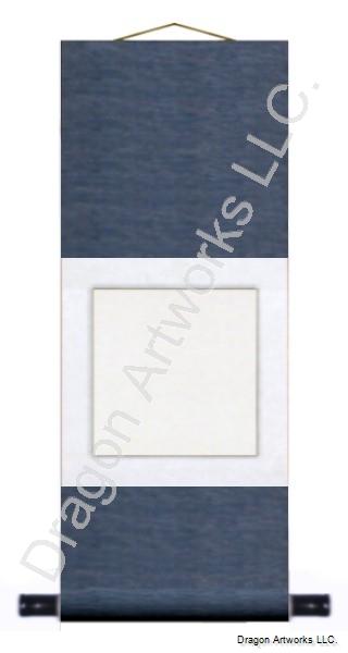 Medium Size Blue Blank Wall Scroll