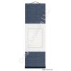 Small Chinese Blank Paper Wall Scroll - Blue and White Silk