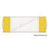 Chinese Horizontal Blank Wall Scroll - Yellow and White