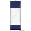 Navy Blue and White Blank Chinese Wall Scroll