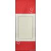 Red and White Chinese Blank Paper Wall Scroll