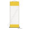 Large Blank Wall Scroll - Golden Yellow and White