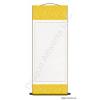 Blank Paper Wall Scroll - X-Large Golden Yellow and White