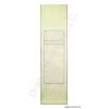 Blank Wall Scroll - Cream and White Silk Two Panel