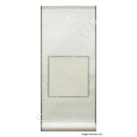 Blank Paper Chinese Scroll - White Silk Brocade