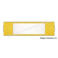 Dragon Yellow Horizontal Blank Paper Chinese Scroll